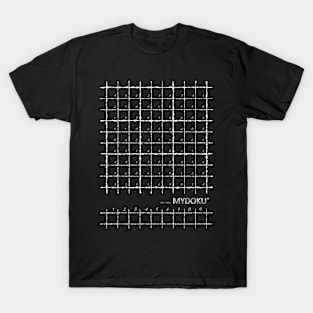 Mydoku_W001_001_F: Sudoku, Sudoku coloring, logic, logic puzzle, holiday puzzle, fun, away from screen T-Shirt